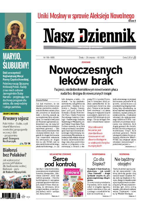 Nasz Dziennik z dnia 26.08.2020 wydanie PDF
