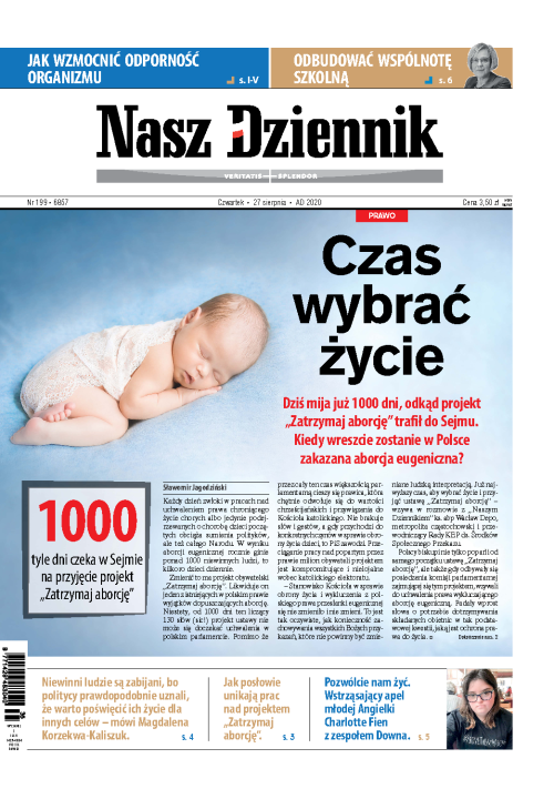 Nasz Dziennik z dnia 27.08.2020 wydanie PDF