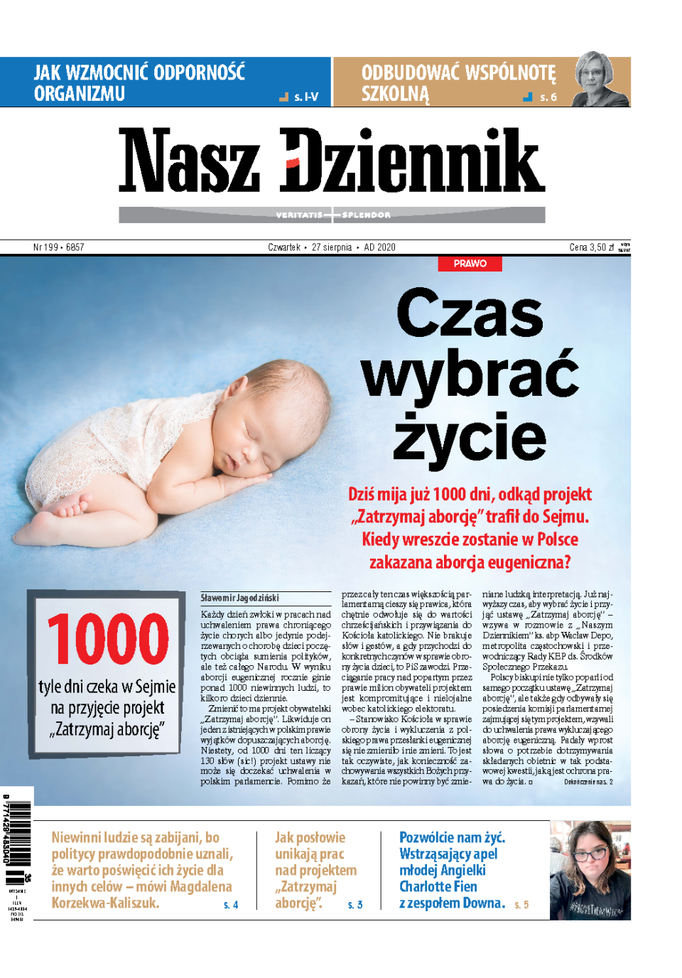 Nasz Dziennik z dnia 27.08.2020 wydanie PDF