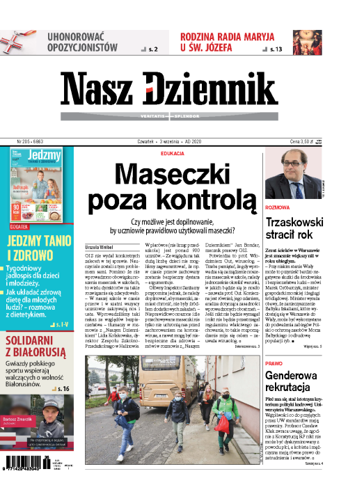 Nasz Dziennik z dnia 03.09.2020 wydanie PDF