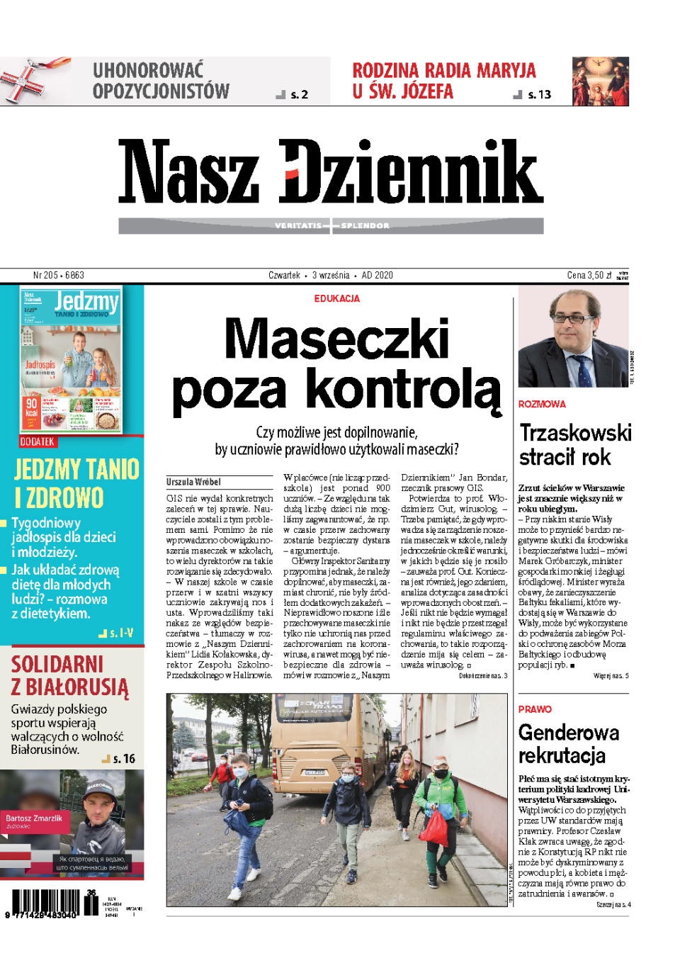 Nasz Dziennik z dnia 03.09.2020 wydanie PDF
