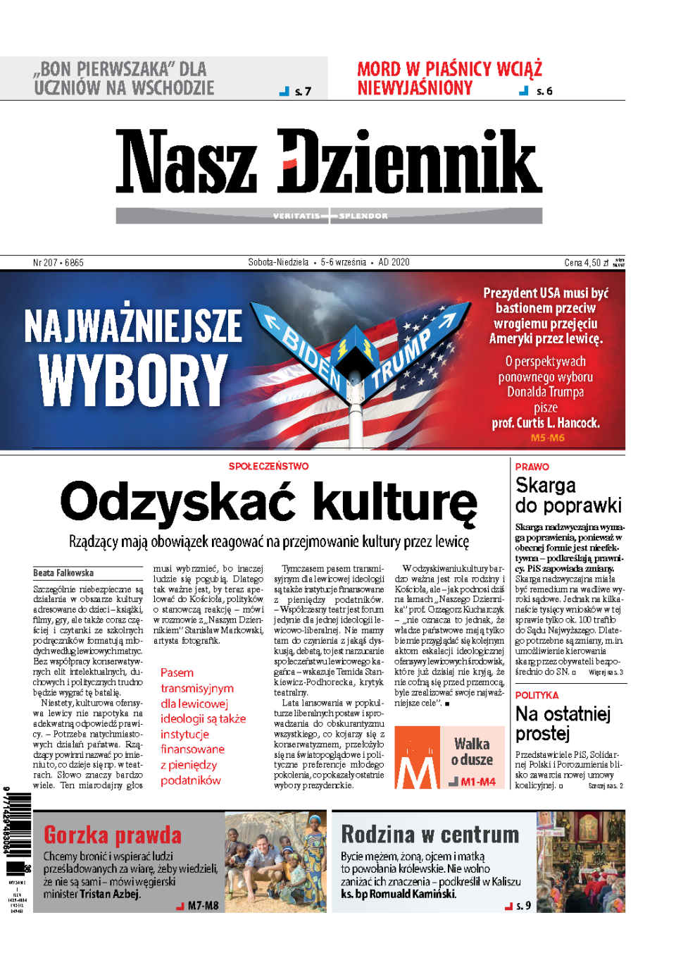 Nasz Dziennik z dnia 05.09.2020 wydanie PDF