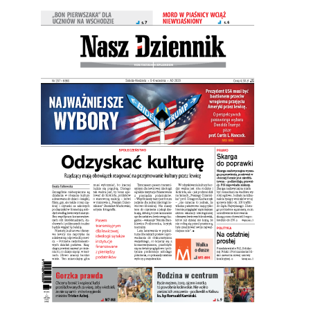 Nasz Dziennik z dnia 05.09.2020 wydanie PDF