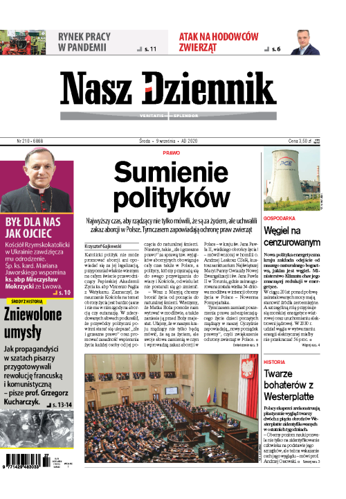 Nasz Dziennik z dnia 09.09.2020 wydanie PDF