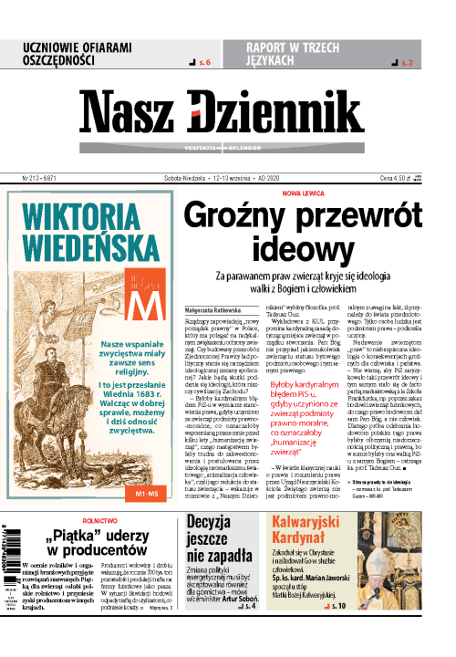 Nasz Dziennik z dnia 12.09.2020 wydanie PDF