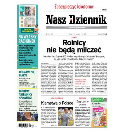 Nasz Dziennik z dnia 16.09.2020 wydanie PDF