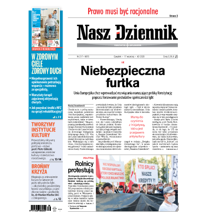 Nasz Dziennik z dnia 17.09.2020 wydanie PDF