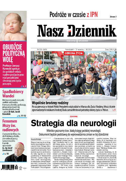 Nasz Dziennik z dnia 21.09.2020 wydanie PDF