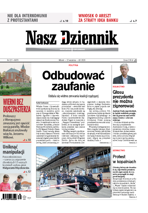 Nasz Dziennik z dnia 22.09.2020 wydanie PDF