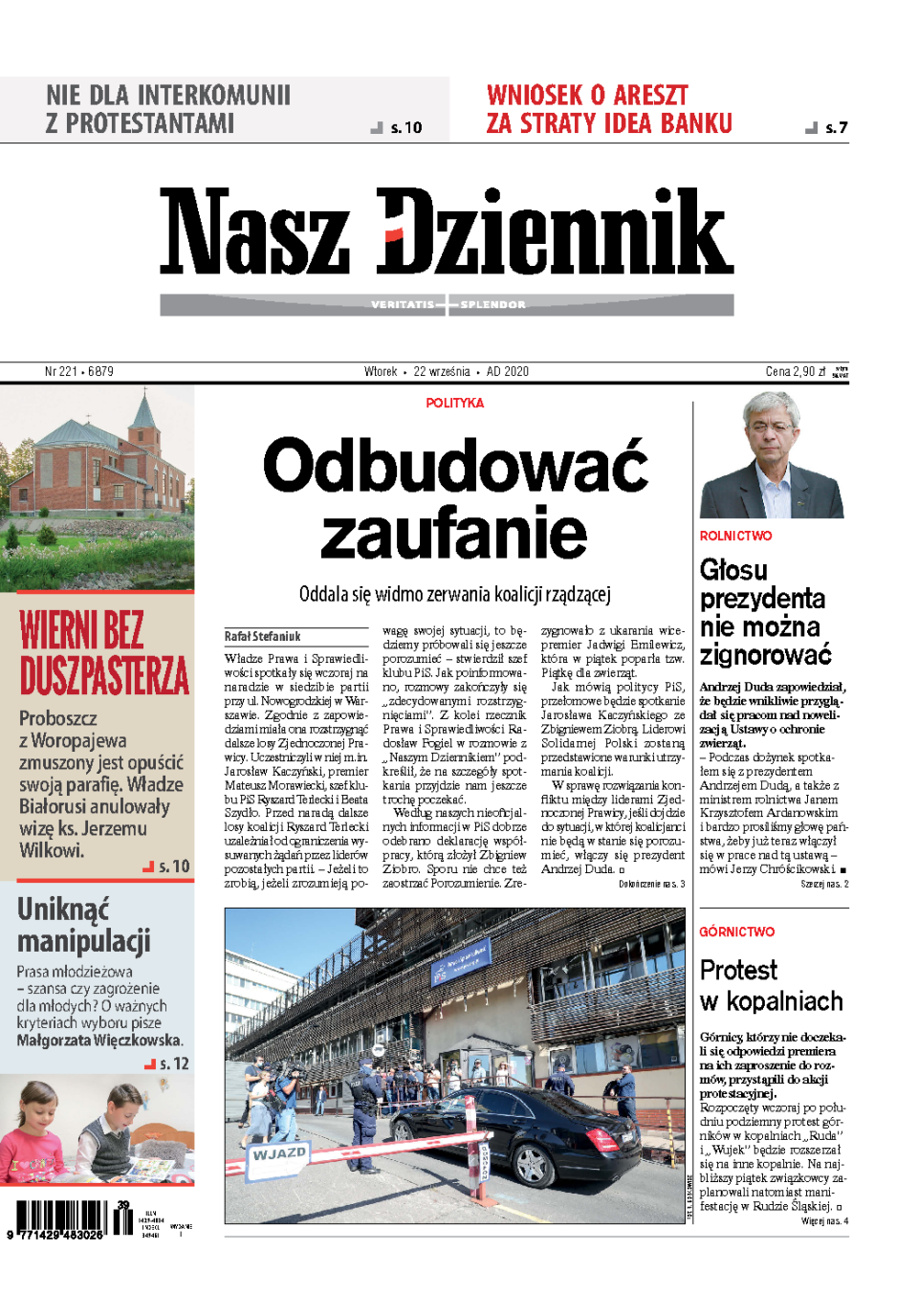 Nasz Dziennik z dnia 22.09.2020 wydanie PDF