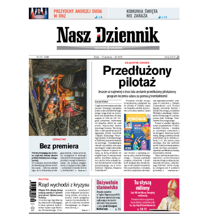 Nasz Dziennik z dnia 23.09.2020 wydanie PDF