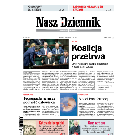 Nasz Dziennik z dnia 25.09.2020 wydanie PDF