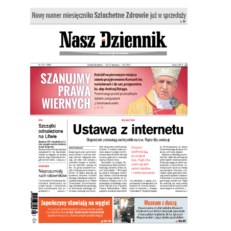 Nasz Dziennik z dnia 26.09.2020 wydanie PDF