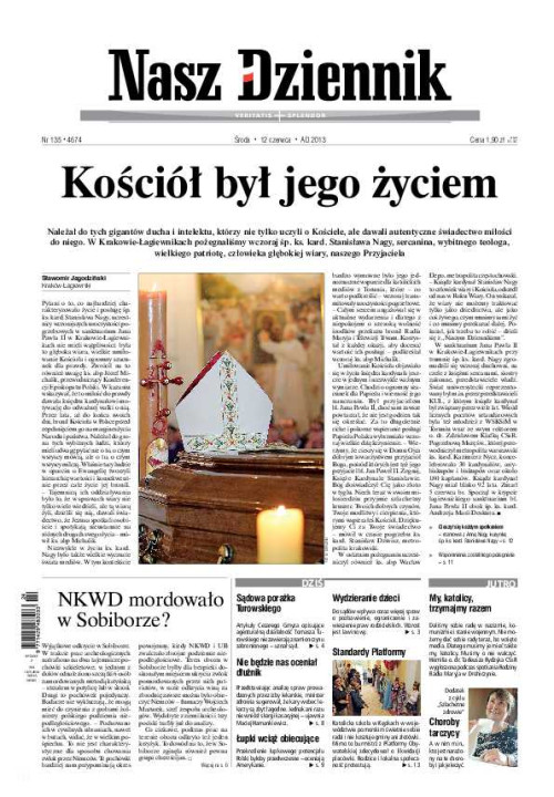 Nasz Dziennik z dnia 12.06.2013 wydanie PDF