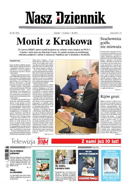 Nasz Dziennik z dnia 13.06.2013 wydanie PDF