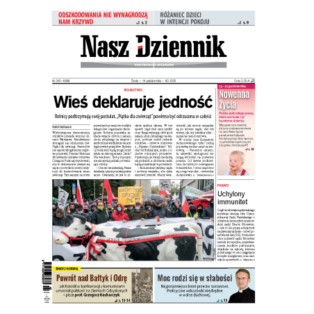 Nasz Dziennik z dnia 14.10.2020 wydanie PDF