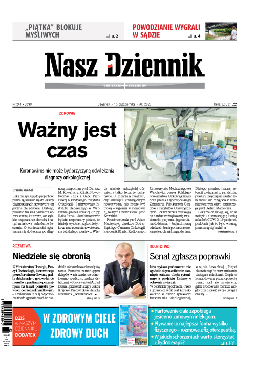 Nasz Dziennik z dnia 15.10.2020 wydanie PDF