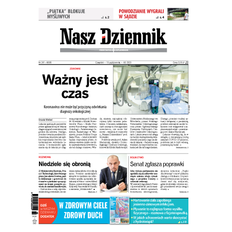 Nasz Dziennik z dnia 15.10.2020 wydanie PDF