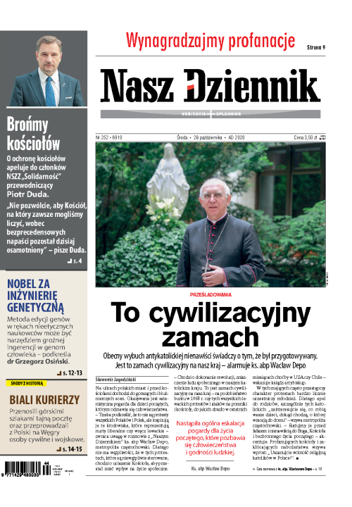 Nasz Dziennik z dnia 28.10.2020 wydanie PDF