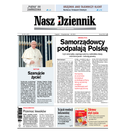 Nasz Dziennik z dnia 29.10.2020 wydanie PDF
