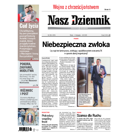 Nasz Dziennik z dnia 04.11.2020 wydanie PDF