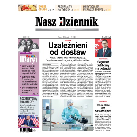 Nasz Dziennik z dnia 06.11.2020 wydanie PDF
