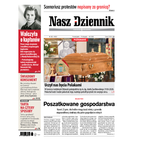 Nasz Dziennik z dnia 09.11.2020 wydanie PDF