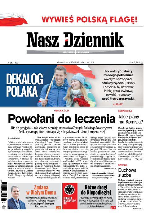 Nasz Dziennik z dnia 10.11.2020 wydanie PDF