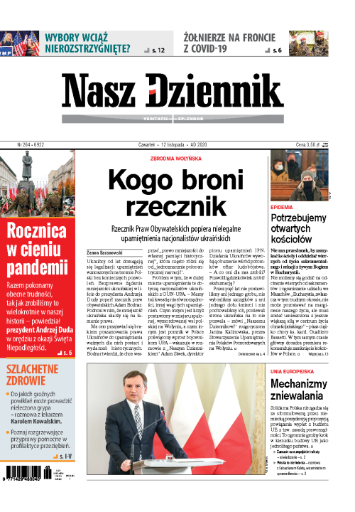 Nasz Dziennik z dnia 12.11.2020 wydanie PDF