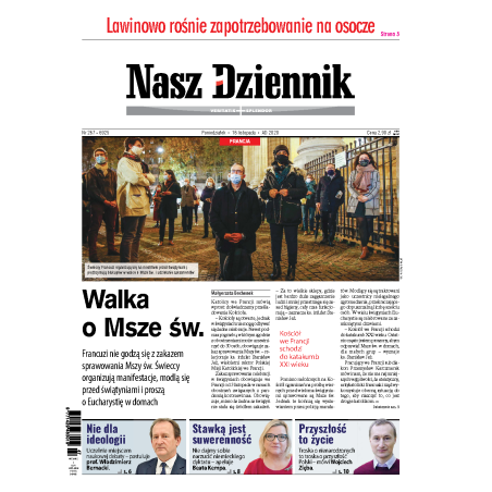 Nasz Dziennik z dnia 16.11.2020 wydanie PDF