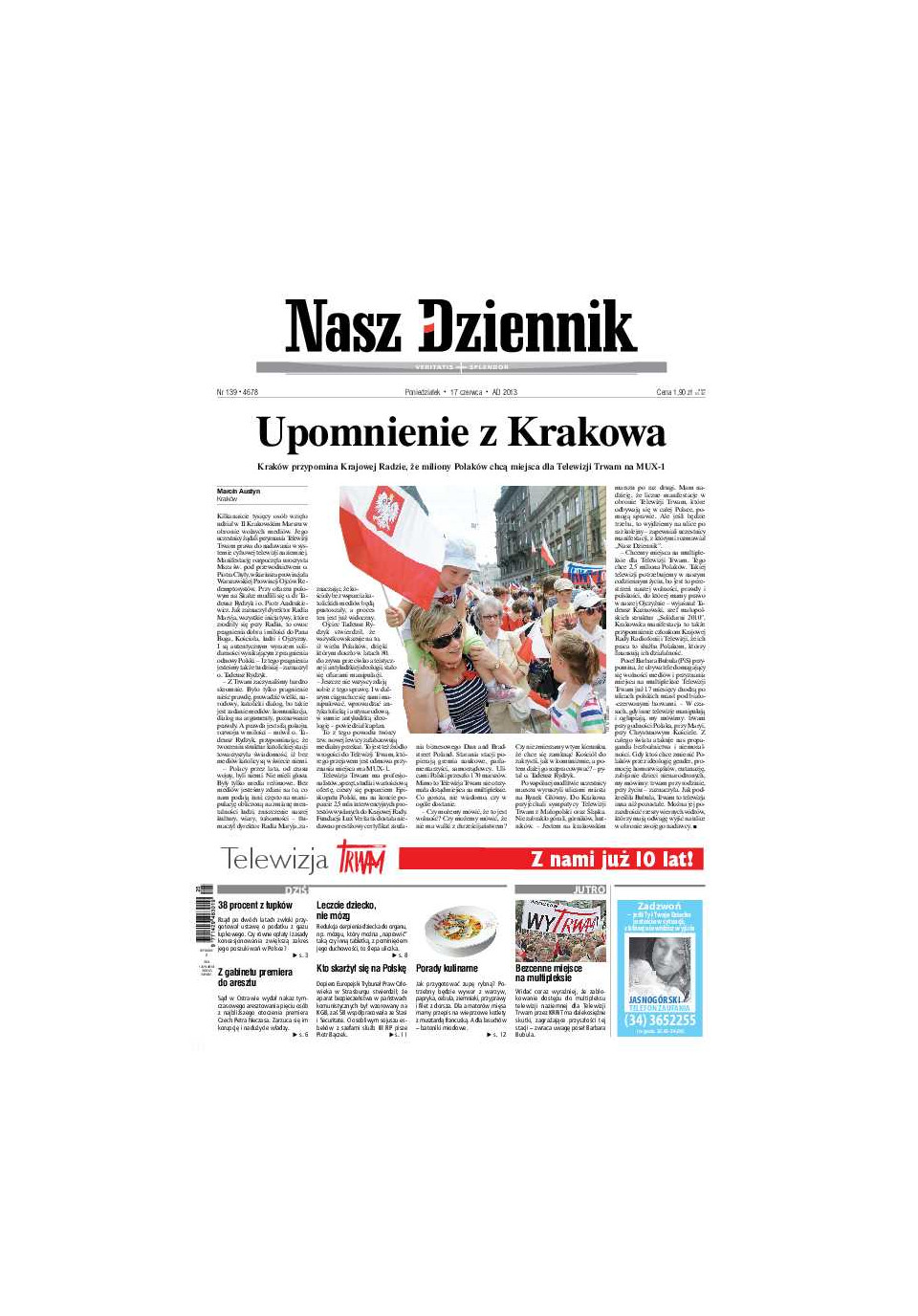 Nasz Dziennik z dnia 17.06.2013 wydanie PDF