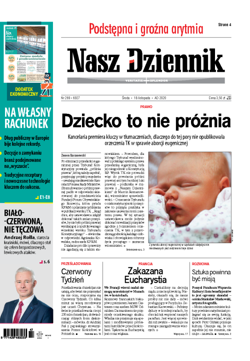 Nasz Dziennik z dnia 18.11.2020 wydanie PDF