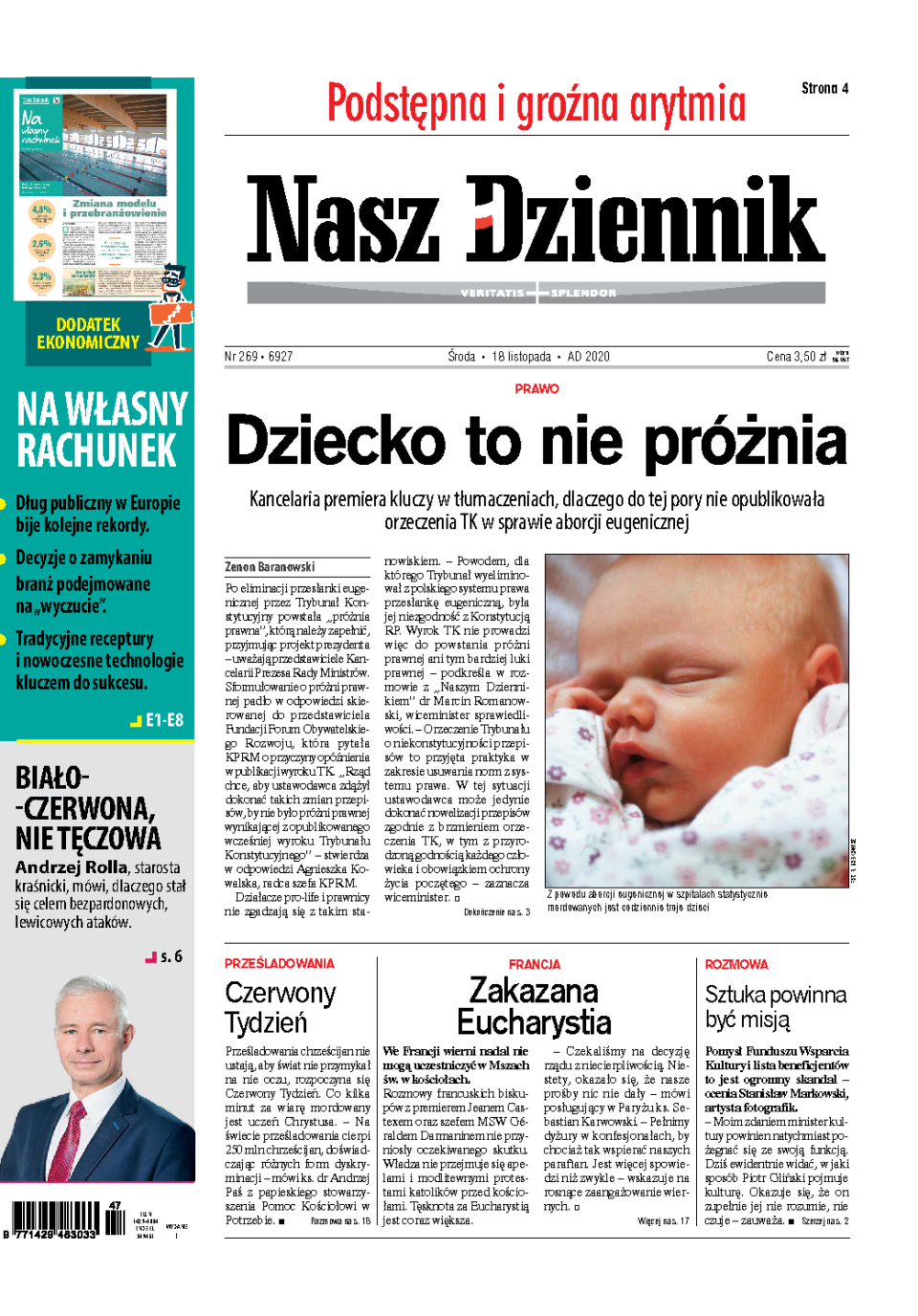 Nasz Dziennik z dnia 18.11.2020 wydanie PDF