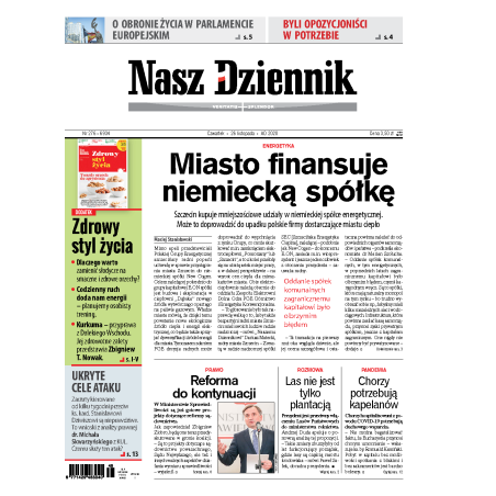 Nasz Dziennik z dnia 26.11.2020 wydanie PDF
