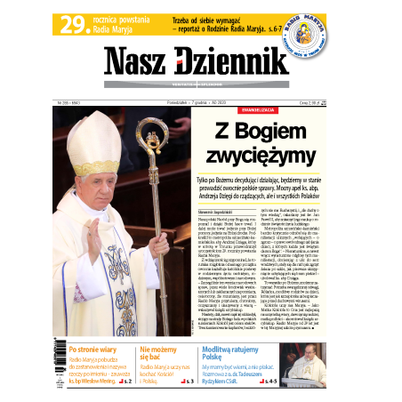 Nasz Dziennik z dnia 07.12.2020 wydanie PDF