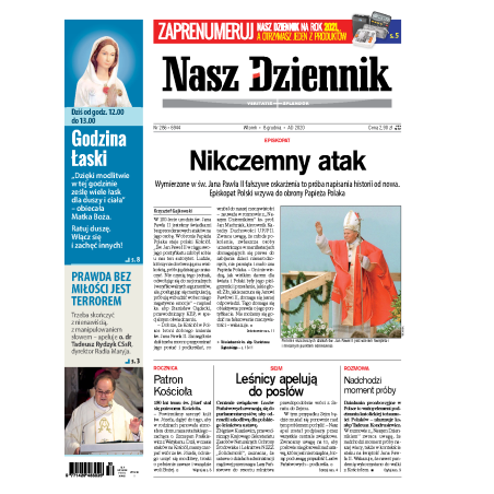 Nasz Dziennik z dnia 08.12.2020 wydanie PDF