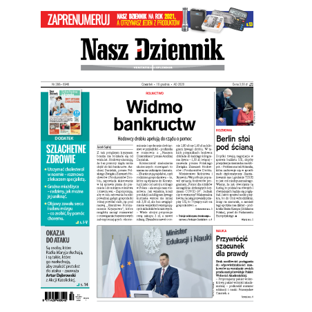 Nasz Dziennik z dnia 10.12.2020 wydanie PDF