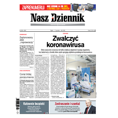 Nasz Dziennik z dnia 11.12.2020 wydanie PDF