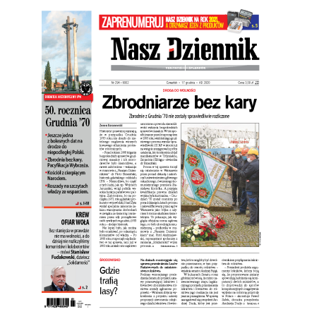 Nasz Dziennik z dnia 17.12.2020 wydanie PDF