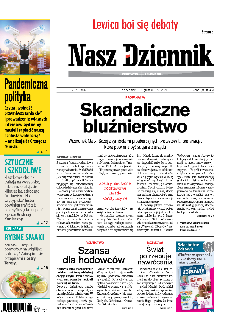 Nasz Dziennik z dnia 21.12.2020 wydanie PDF