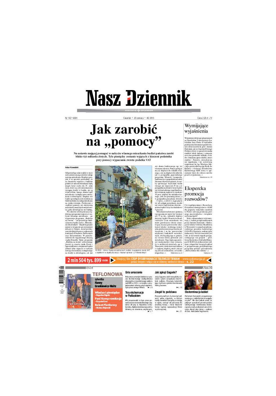 Nasz Dziennik z dnia 20.06.2013 wydanie PDF