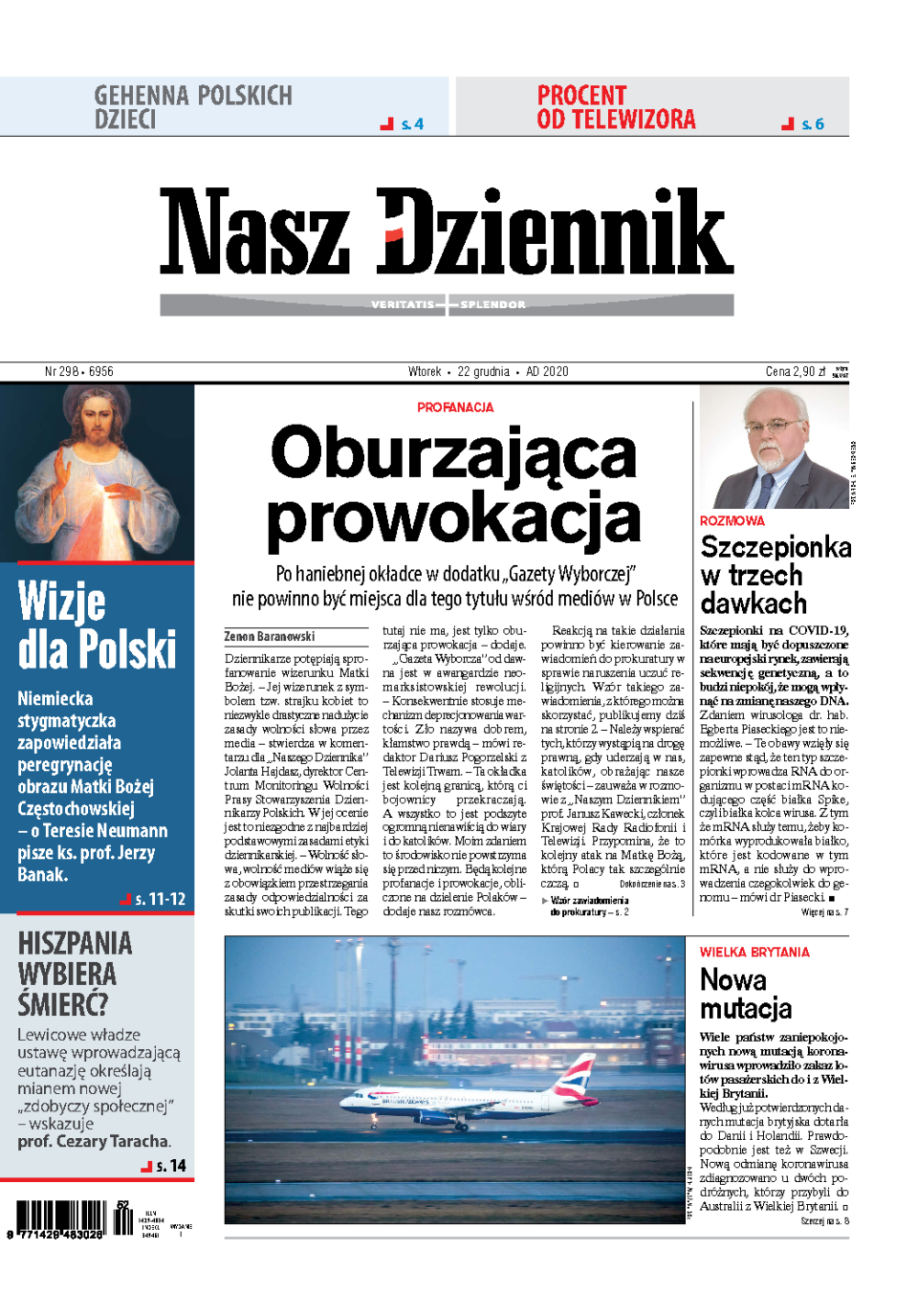 Nasz Dziennik z dnia 22.12.2020 wydanie PDF