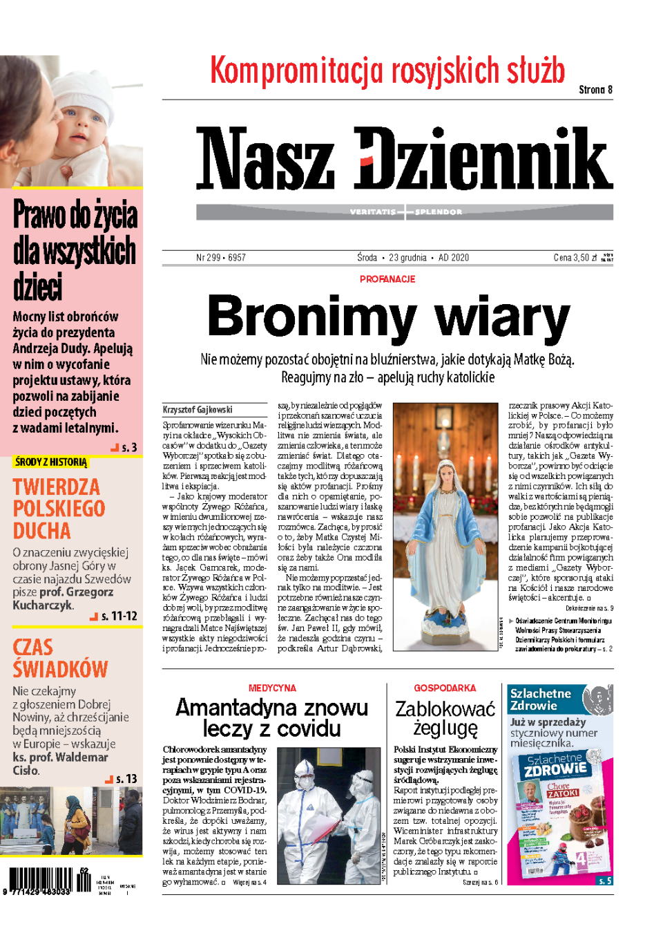 Nasz Dziennik z dnia 23.12.2020 wydanie PDF