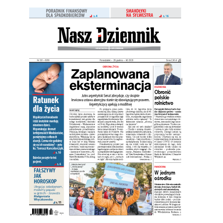 Nasz Dziennik z dnia 28.12.2020 wydanie PDF