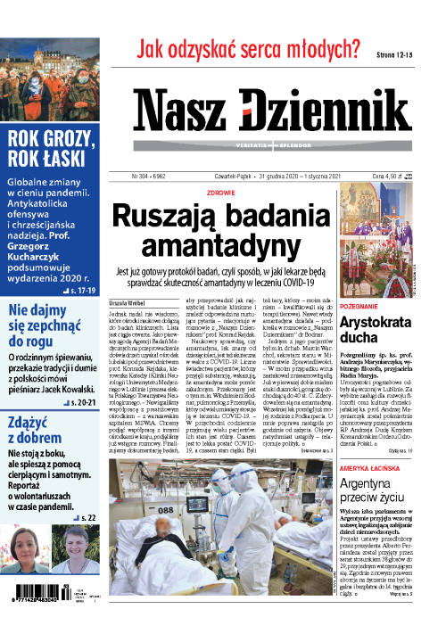 Nasz Dziennik z dnia 31.12.2020 wydanie PDF