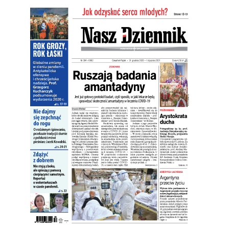 Nasz Dziennik z dnia 31.12.2020 wydanie PDF