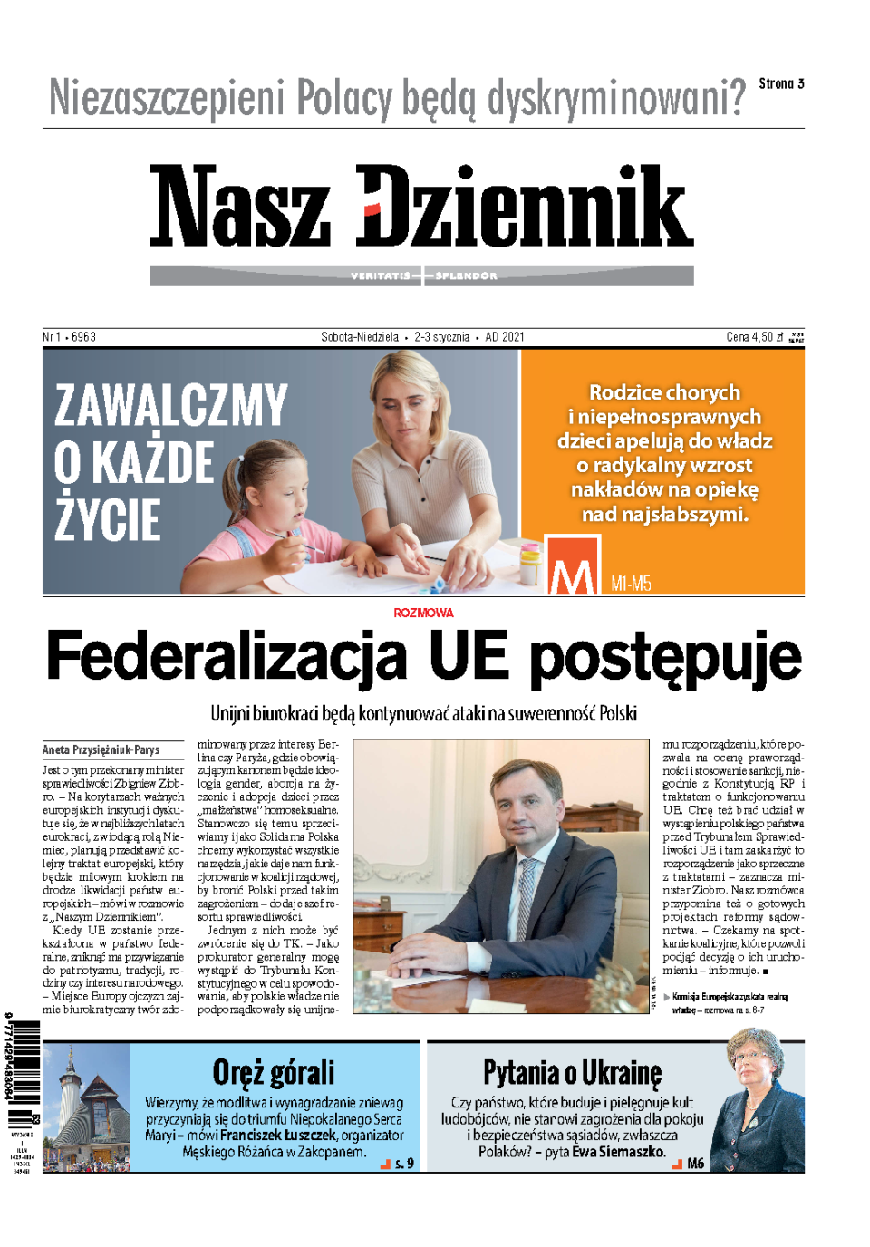 Nasz Dziennik z dnia 02.01.2021 wydanie PDF