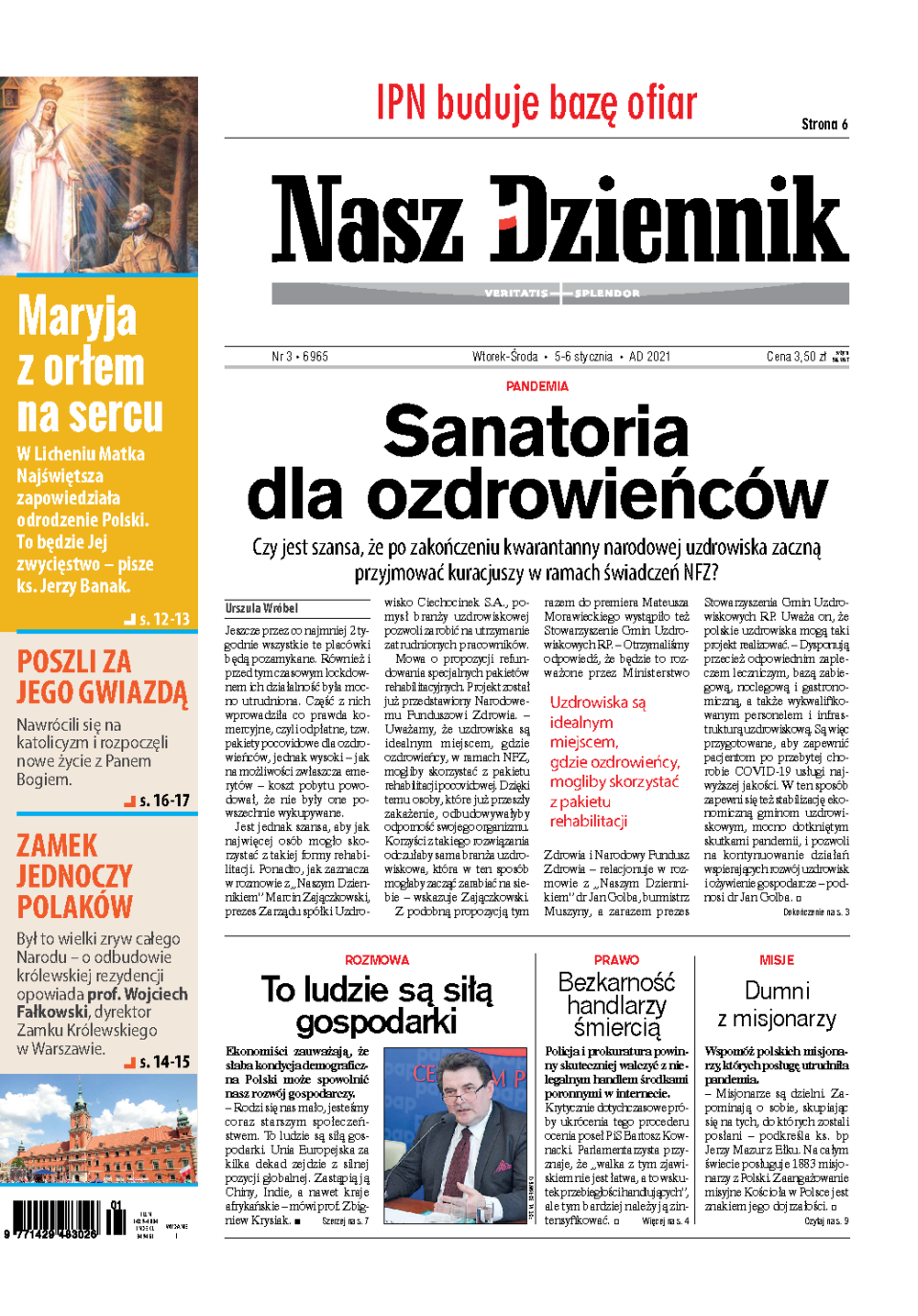 Nasz Dziennik z dnia 05.01.2021 wydanie PDF