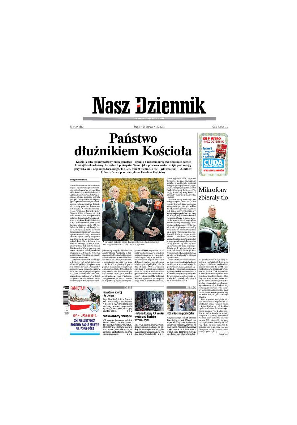 Nasz Dziennik z dnia 21.06.2013 wydanie PDF