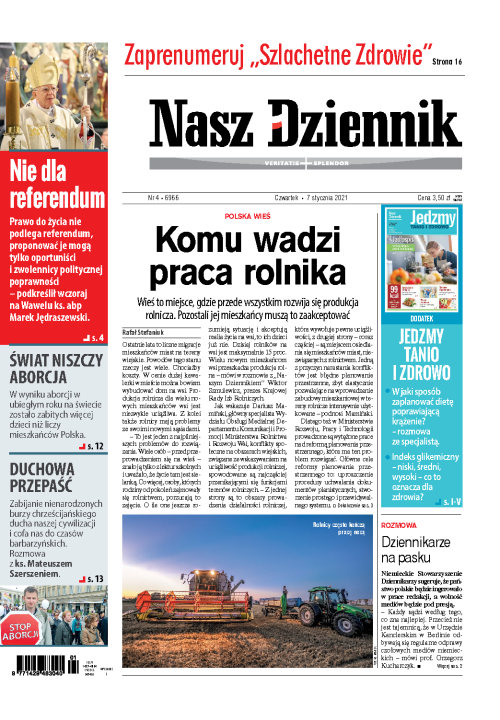 Nasz Dziennik z dnia 07.01.2021 wydanie PDF